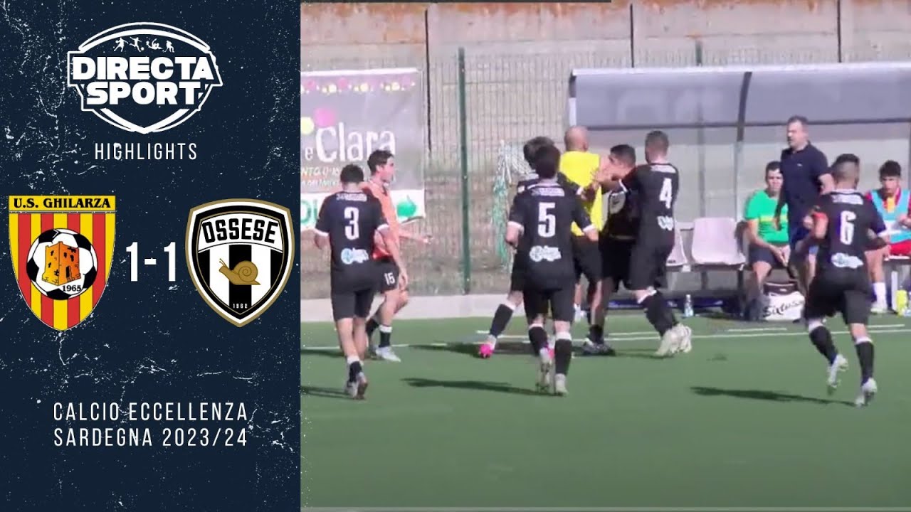Calcio Eccellenza – Ghilarza Ossese 1-1 (Highlights)