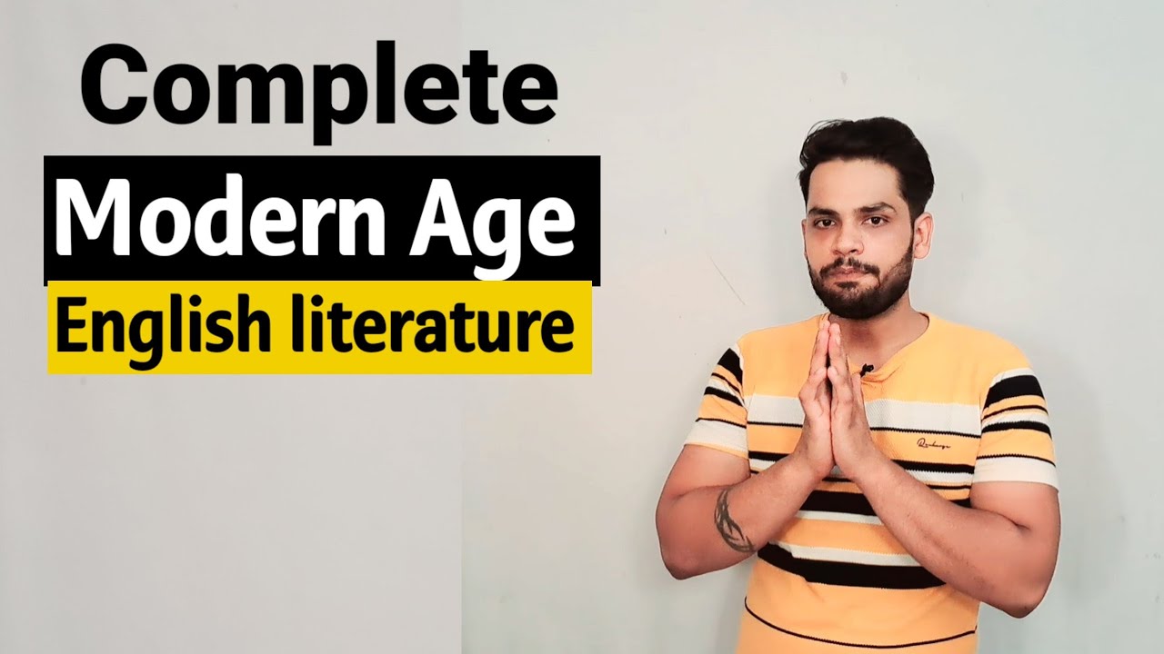 Modern Age English Litrature in hindi