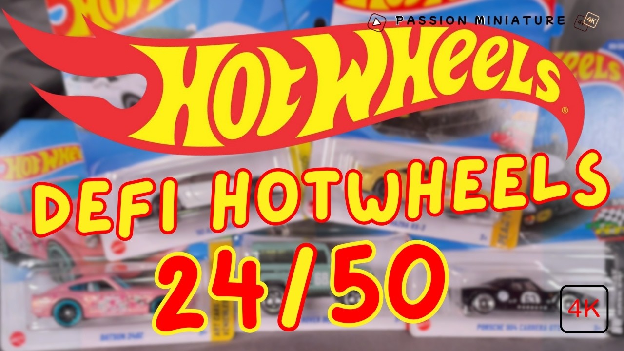 Défi Hotwheels semaine (24)  je vous présente mes 5 dernières trouvailles.