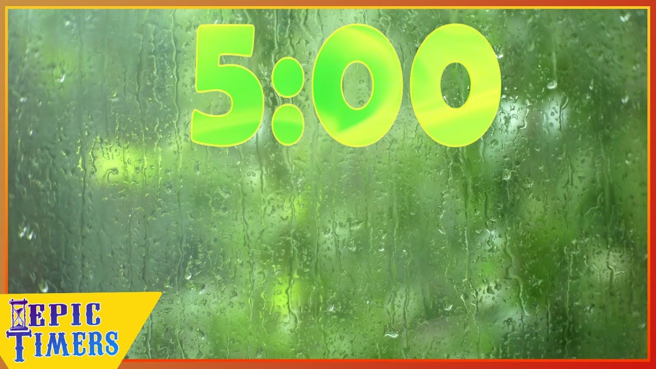 5 Minute Summer Rain Timer that cools, calms and nourishes!