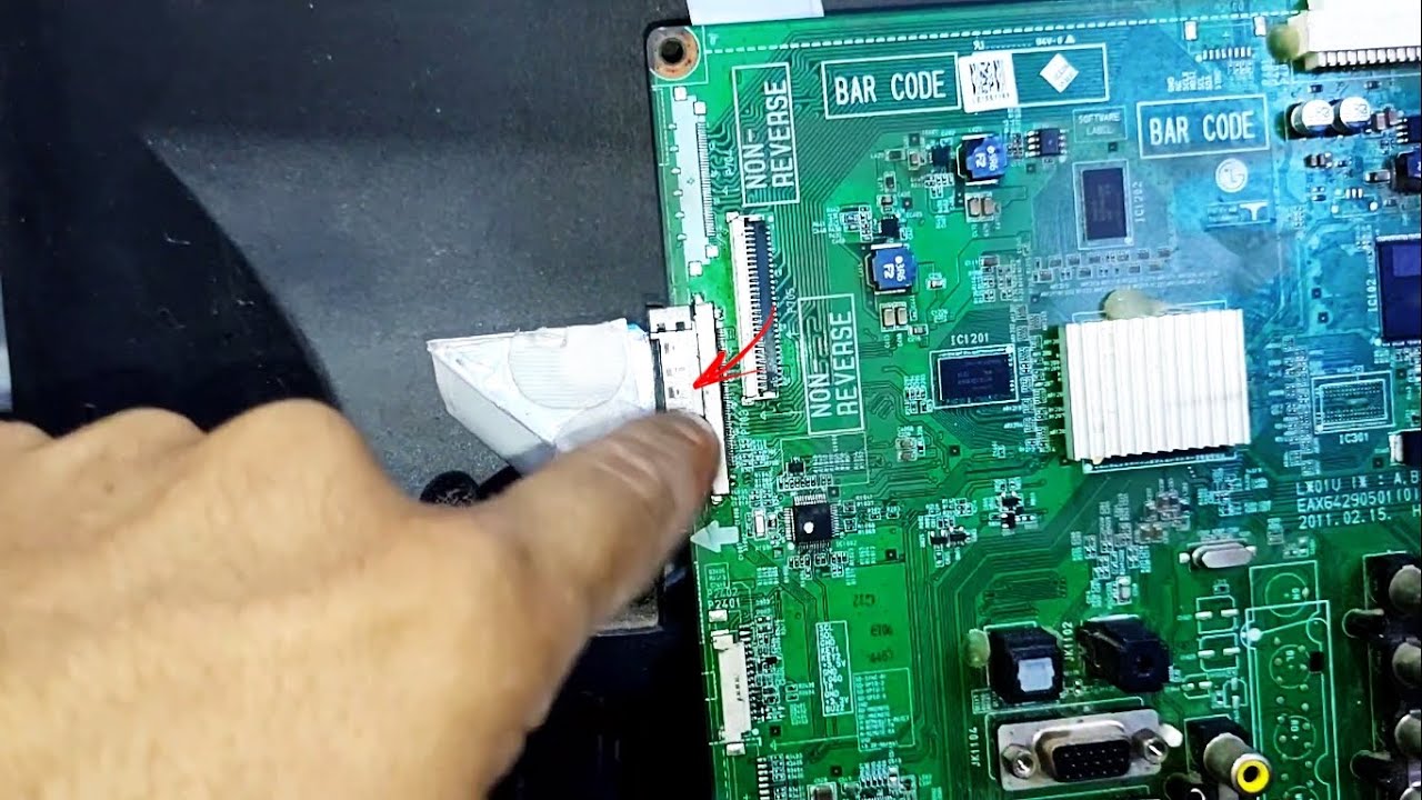 Adaptação placa Tv lg de hd para full hd 1/2
