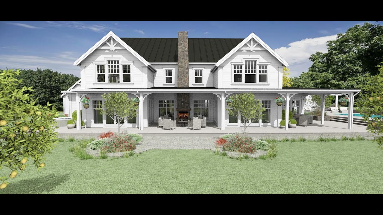 Gårdshus i klassisk stil i Växjö, Virtuell rundvandring