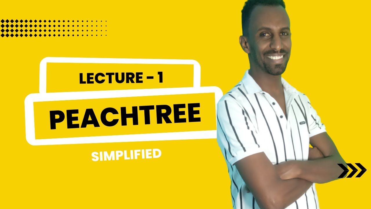 #1 Peachtree Accounting in Amharic Lecture