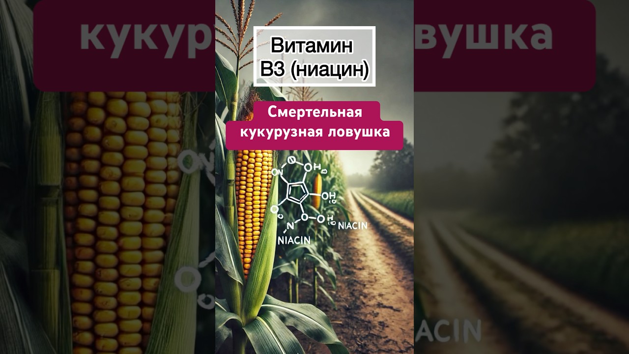 Скрытая опасность кукурузы: Пеллагра и Витамин В3