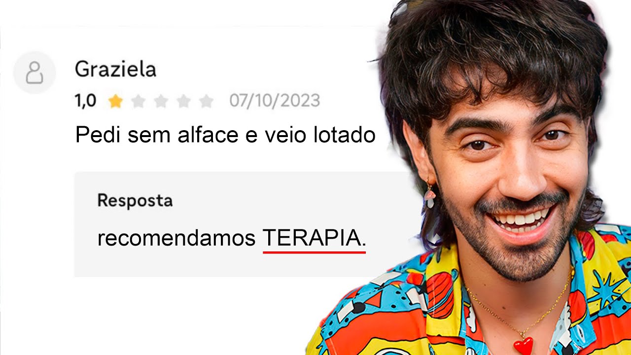 queria pedir um lanche e ganhei uma briga kkkk