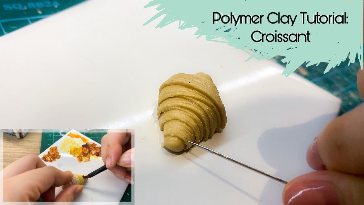 (Updated!) Polymer Clay Tutorial: Croissant