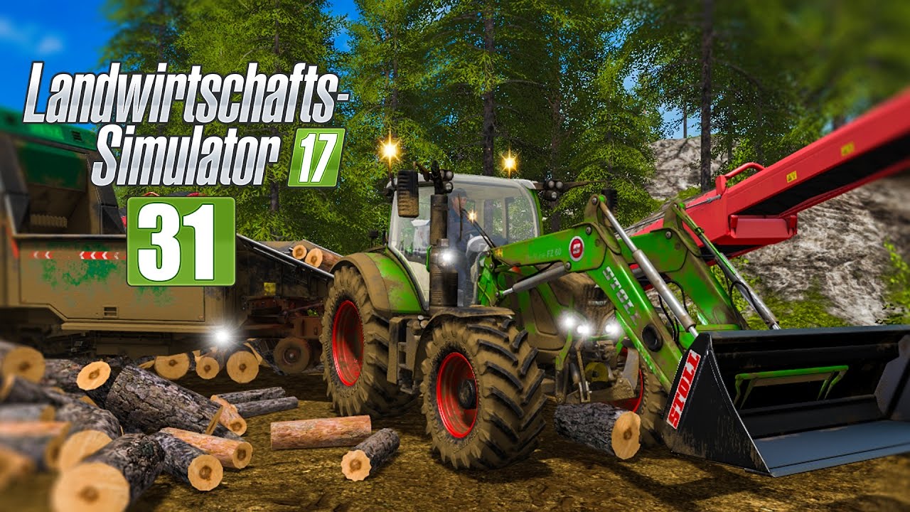 LANDWIRTSCHAFTS-SIMULATOR 17 FORST #31 - HOLZF&Auml;LLER EXTREM: Hackschnitzelberg! I LS17 Forst-Projekt
