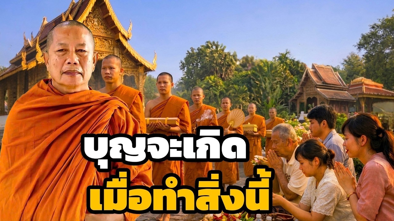 ต้นเหตุของการเกิดบุญ ธรรมะคลายทุกข์ พระมหาบุญช่วย ปัญญาวชิโร 11