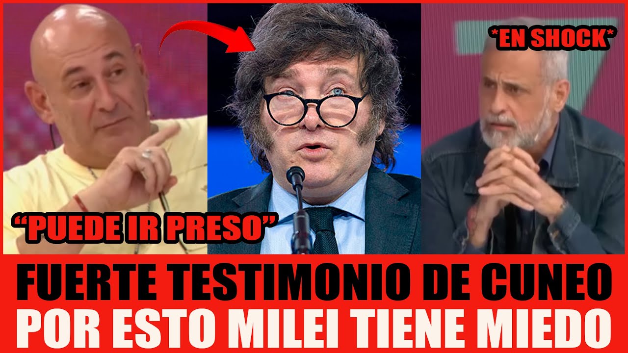 ¡CUNEO DEJÓ EN SHOCK A RIAL DESPUES DE REVELAR EL PEOR SECRETO DE MILEI!