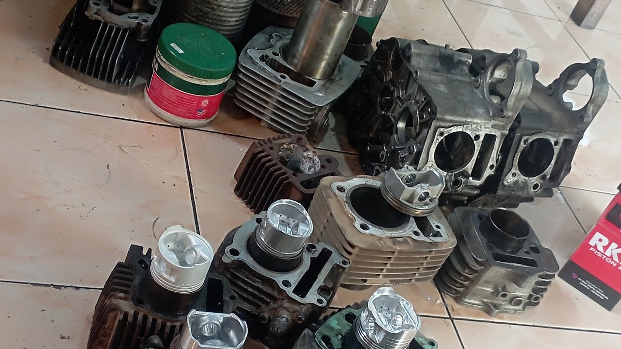 korter blok sepeda motor 
