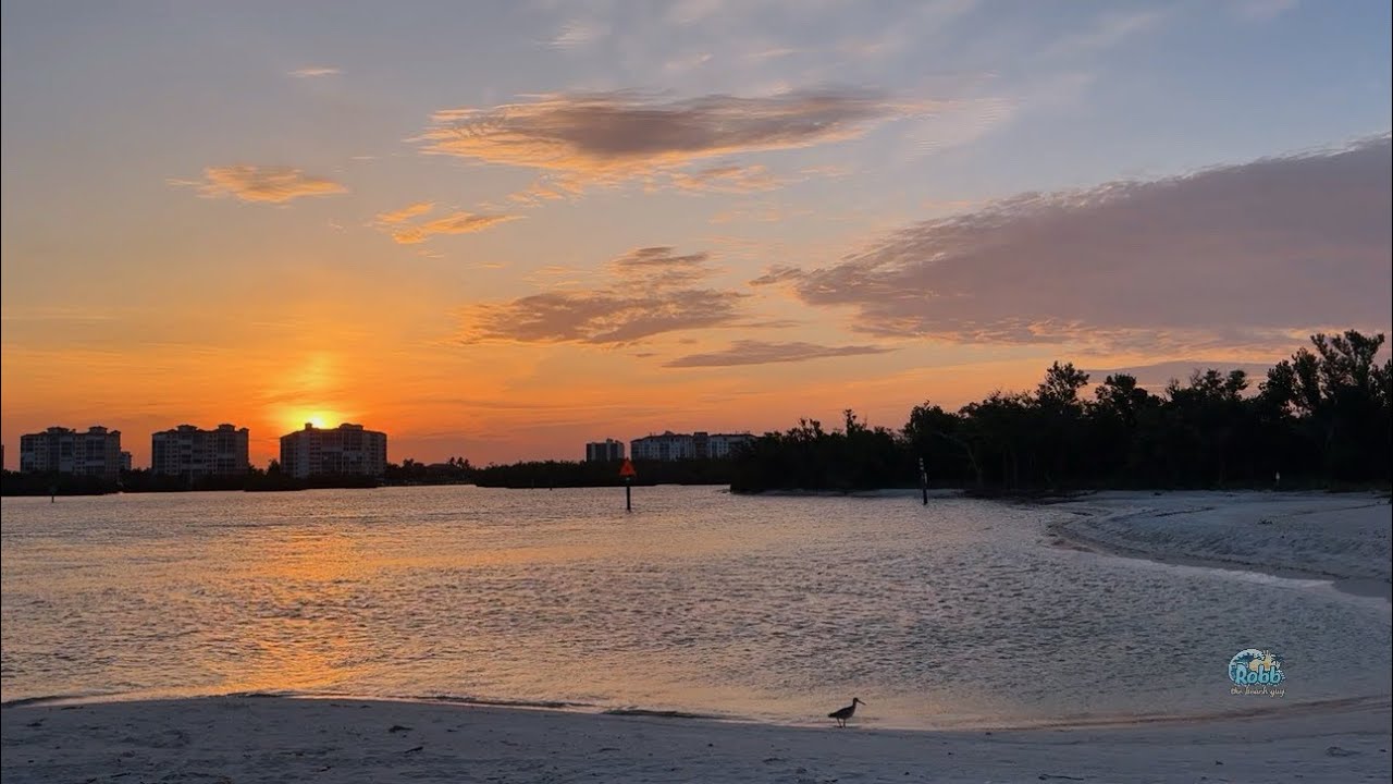 Beautiful Early Morning Views of the Beach at Delnor-Wiggins Pass State Park in North Naples, FL