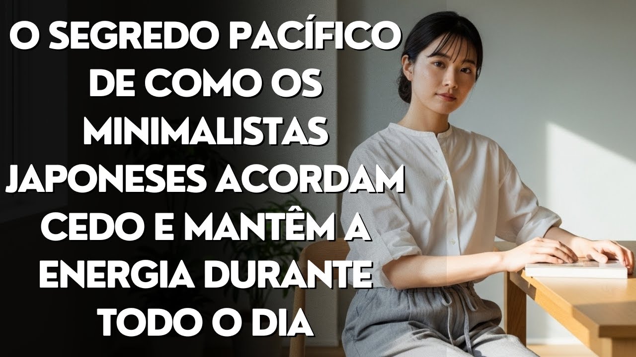 Como os Minimalistas Japoneses Acordam Cedo e Mantêm Energia o Dia Inteiro