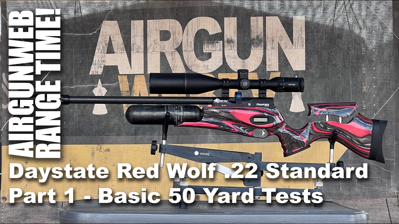 Daystate Red Wolf .22 Caliber Standard, часть 1 — базовое тестирование на 50 ярдах