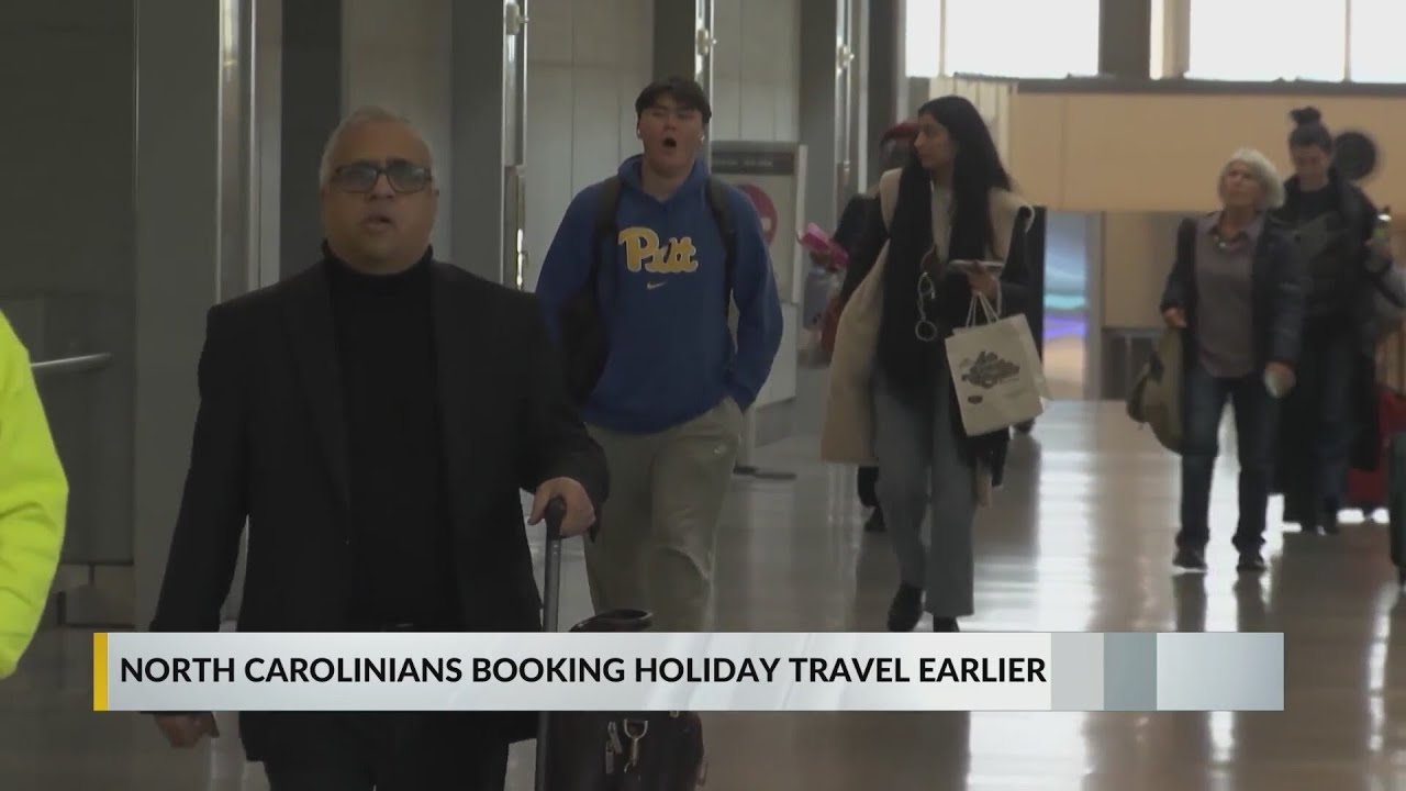 North Carolinians book early for 2025 holiday travel deals, AAA says