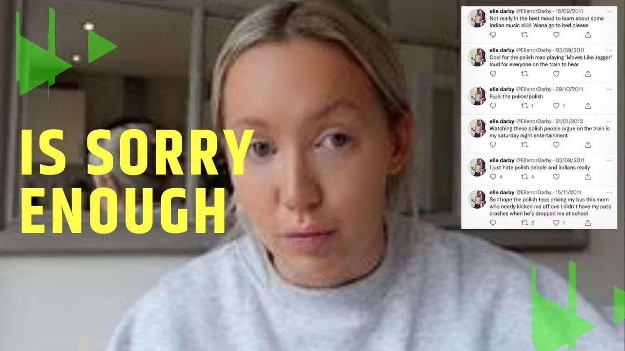 Elle Darby is sorry enough WHAT ARE YOUR THOUGHT -#BeAmie- the tweets that just got worst