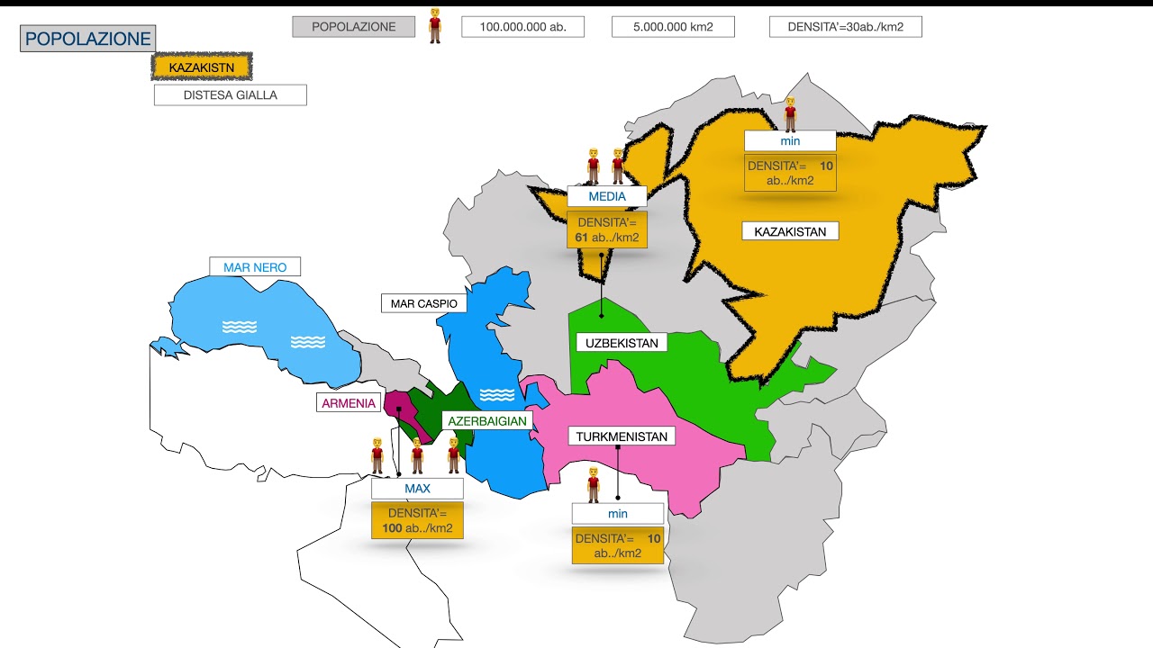 GEOGRAFIA ASIA CENTRALE