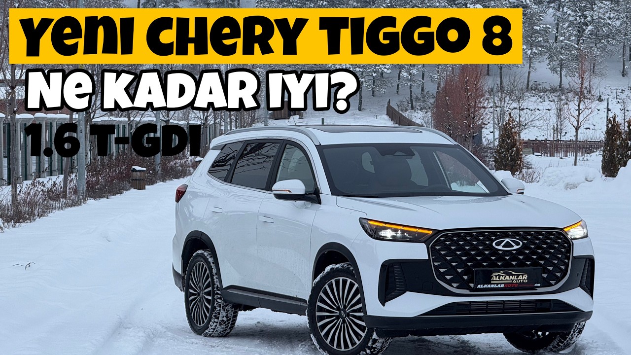 Daha Sessiz Daha Donanımlı Chery Tiggo 8 1.6 T-GDİ Otomobil Günlüklerim