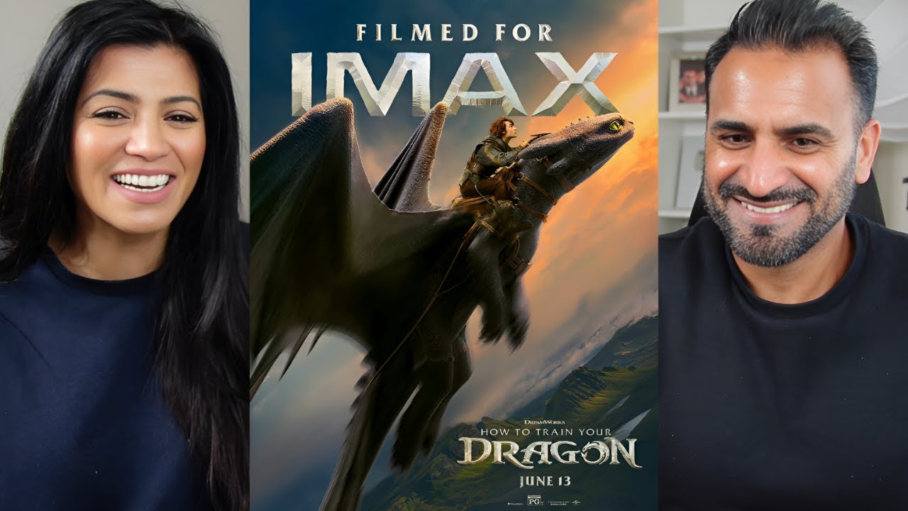 How To Train Your Dragon LIVE-ACTION IMAX Trailer Reaction! | Breathtaking!