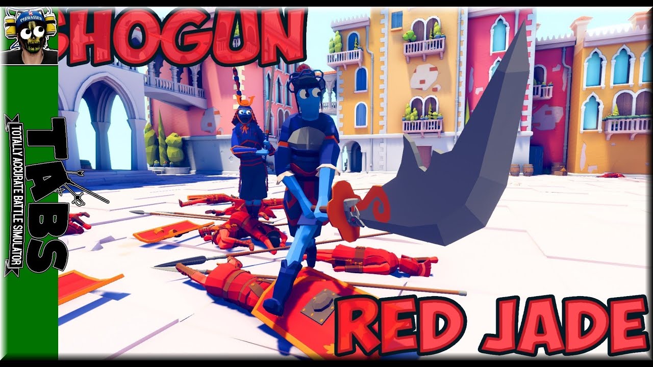 Dynasty warrior Duo! Red Jade + Shogun vs Every Unit - TABS Renaissance update