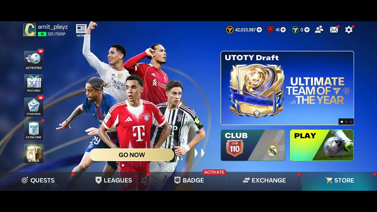 Playing FC mobile after a long time. ⚽⚽