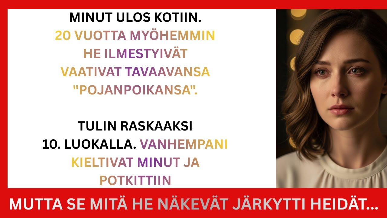 **Vanhempani hylkäsivät minut 10. luokalla – 20 vuotta myöhemmin he haastavat poikani**