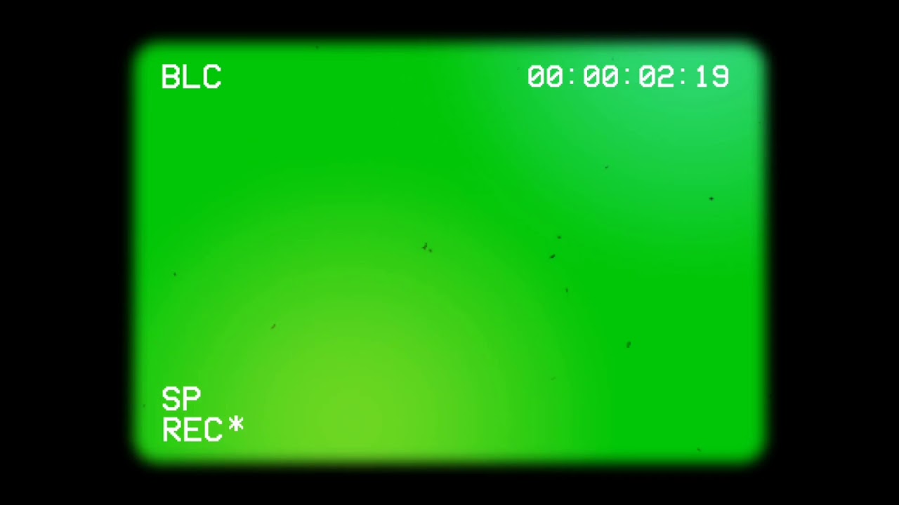 Green Screen Old School Filming