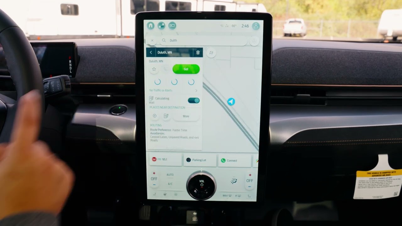 Как использовать планировщик поездок Ford для планирования маршрута на электромобиле