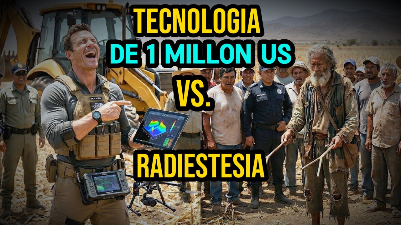 MILLONARIA TECNOLOGIA PARA BUSCAR TESOROS ES DERROTADA POR UNA VARILLA DE MADERA POR UN ANCIANO