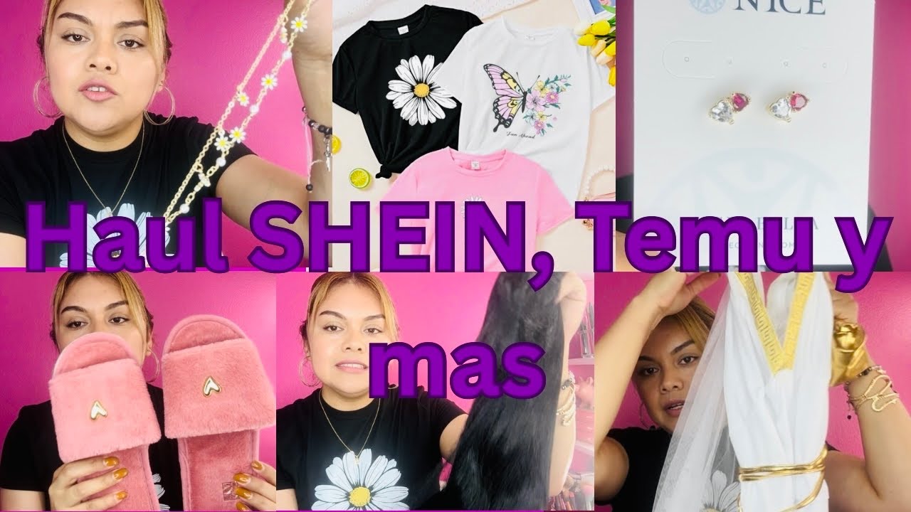 Haul random compras en SHEIN Temu y mas 🛍️🛒#haulshein 