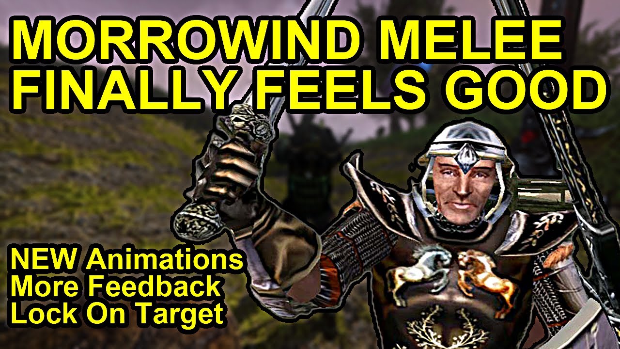 Morrowind Melee Finally Feels GOOD | Combat Animation Mods (OpenMW)
