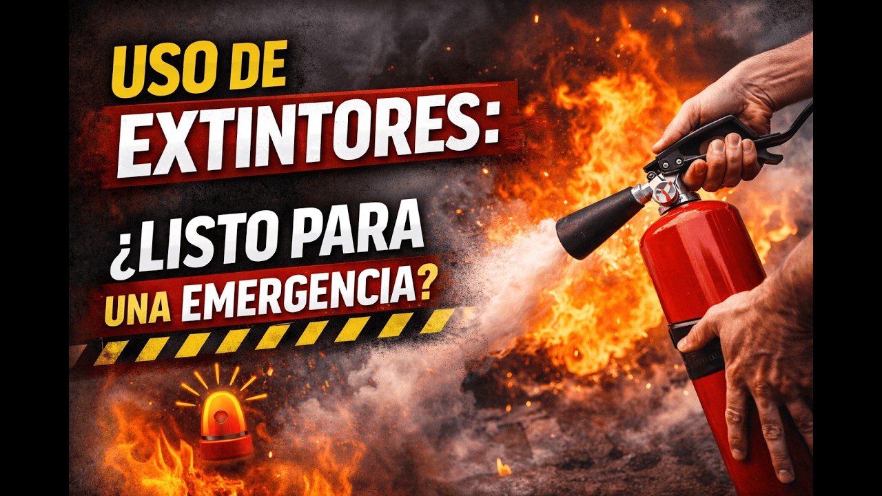 Curso de Uso de Extintores: Cómo actuar en un incendio