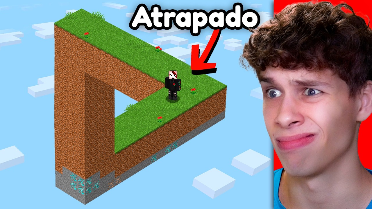 Trolle&eacute; a Mi Amigo con Todas las Ilusiones &Oacute;pticas de Minecraft!