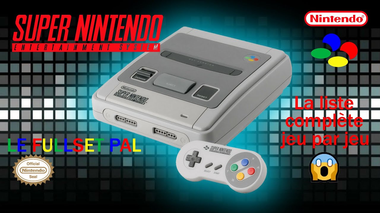 Les 537 jeux du fullset PAL super nintendo. La liste complète, cartouche par cartouche !