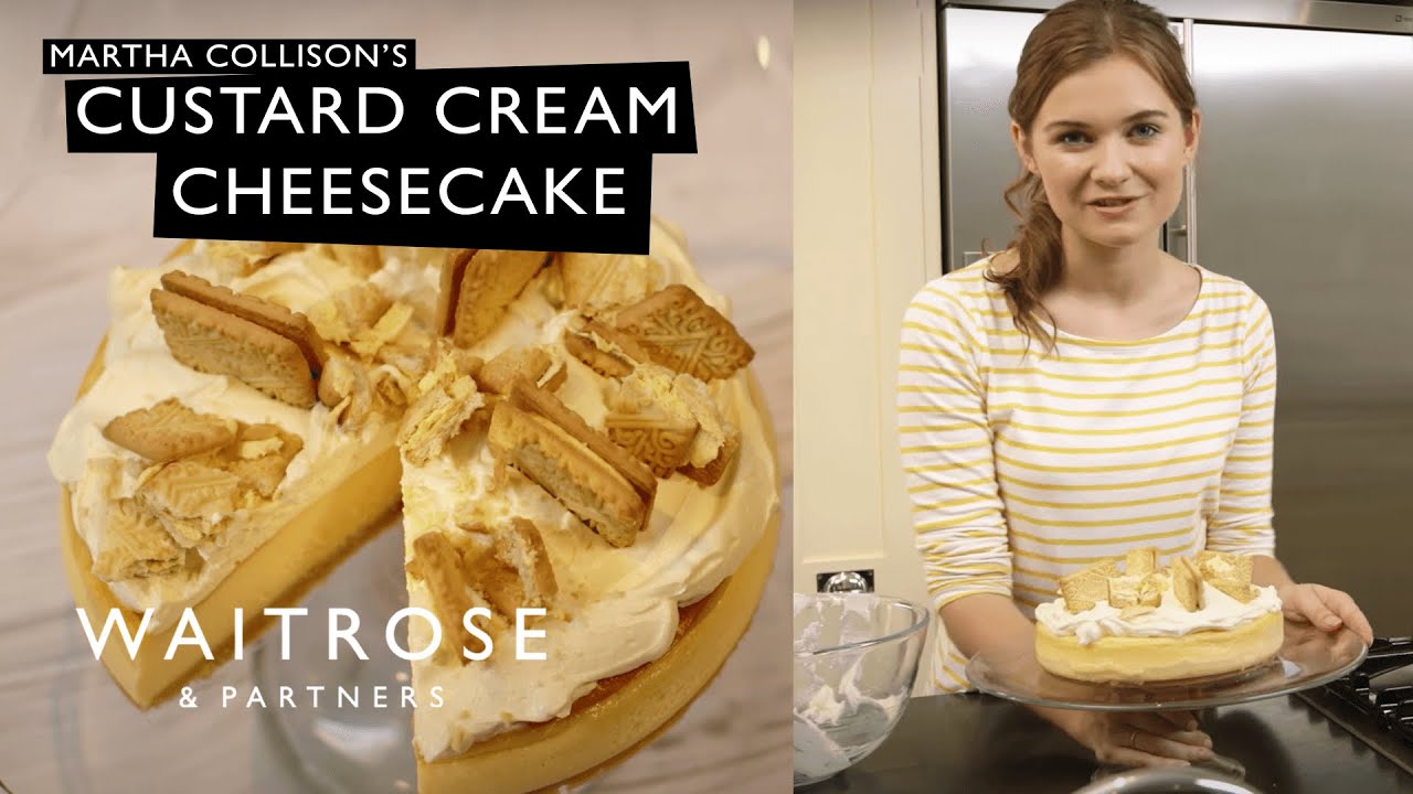 Martha Collison's Custard Cream Cheesecake | Waitrose