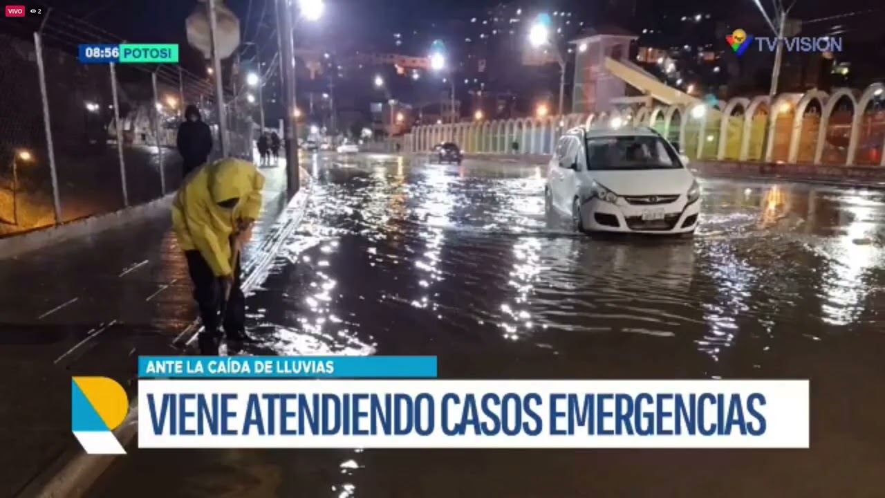 INTENSAS LLUVIAS PROVOCAN INUNDACIONES Y BLOQUEOS EN POTOSÍ