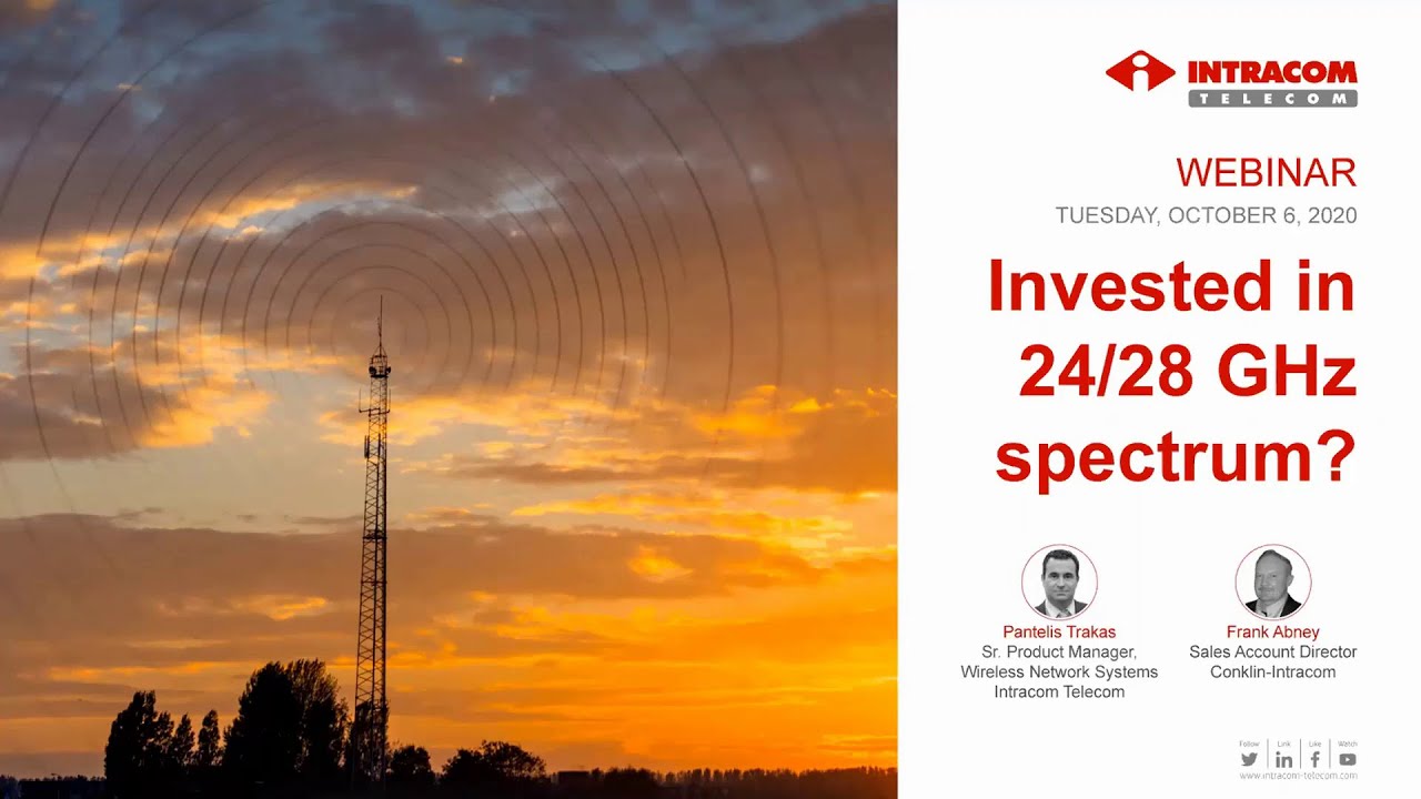 WEBINAR: Invested in 24/28 GHz spectrum?
