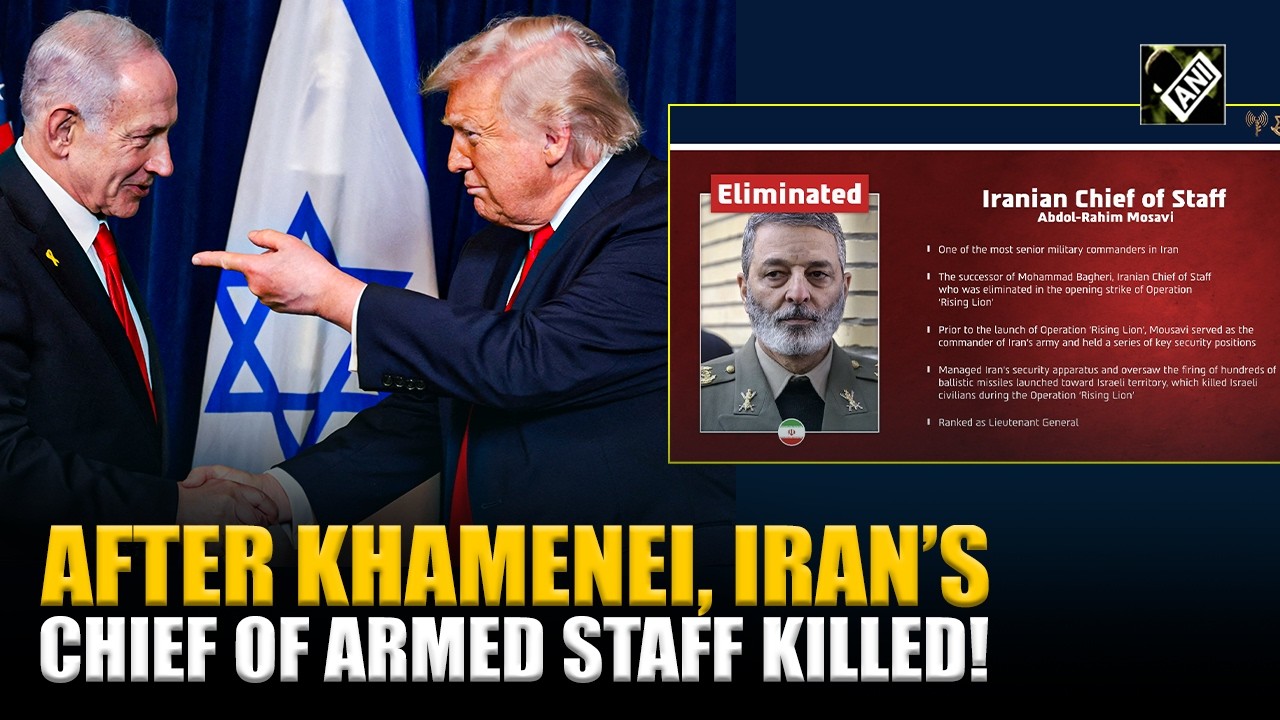 BREAKING: After Khamenei, Iranian Armed Forces Chief of Staff Abdolrahim Mousavi confirmed dead