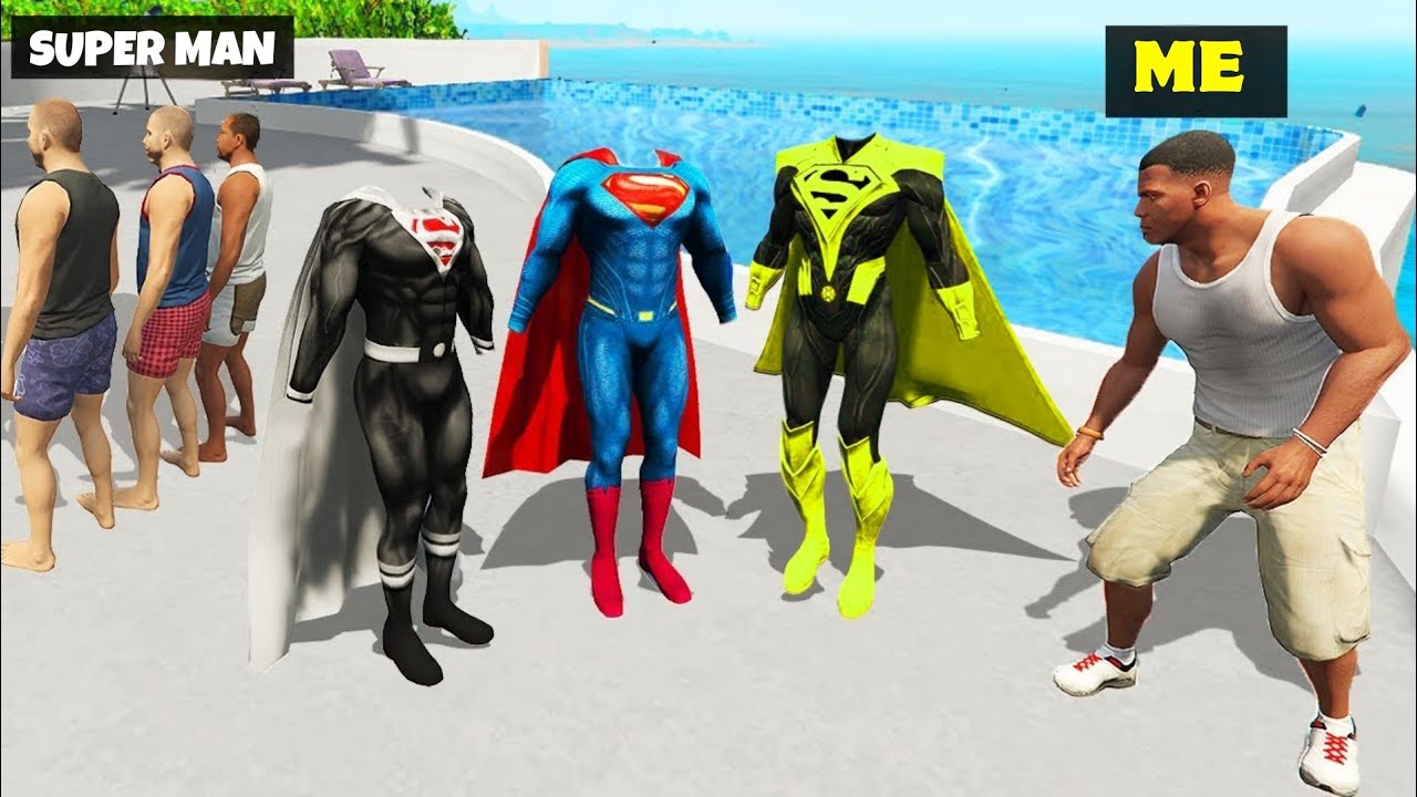 I Stole SUPERMAN'S SUIT From SUPERMAN in GTA 5! | Lovely Gaming