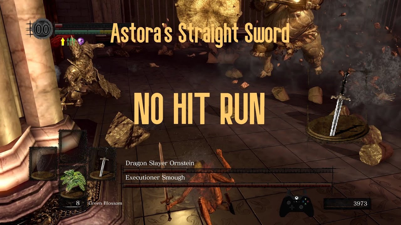 Dark Souls Remastered - Astora's Straight Sword Only - No Hit Run Any% - 1:24:43 By SUPERSKY
