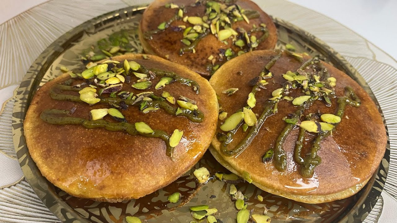 قطايف بالقشطة بطريقة غير تقليدية 😍 مع كريمة الفستق ✨