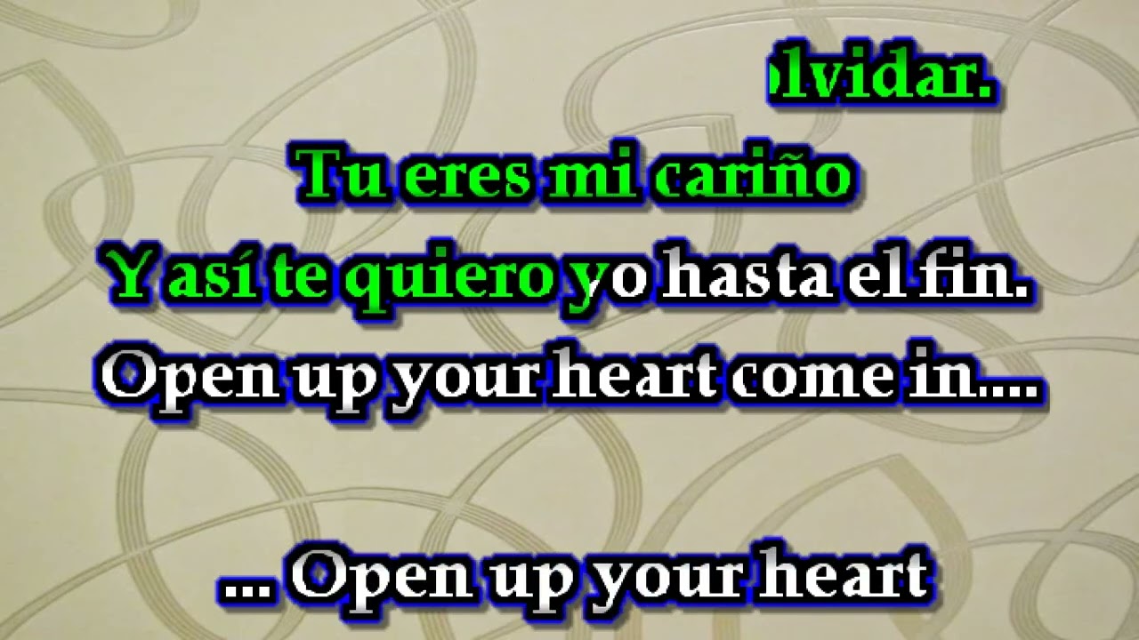 Angelica Maria - Open Up Your Heart - Luisfer Karaokes