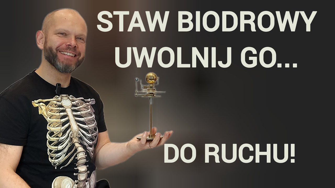 Jak poprawić ruch w stawie biodrowym? Zestaw bardzo ważnych ćwiczeń poprawiających jego ruchomość.
