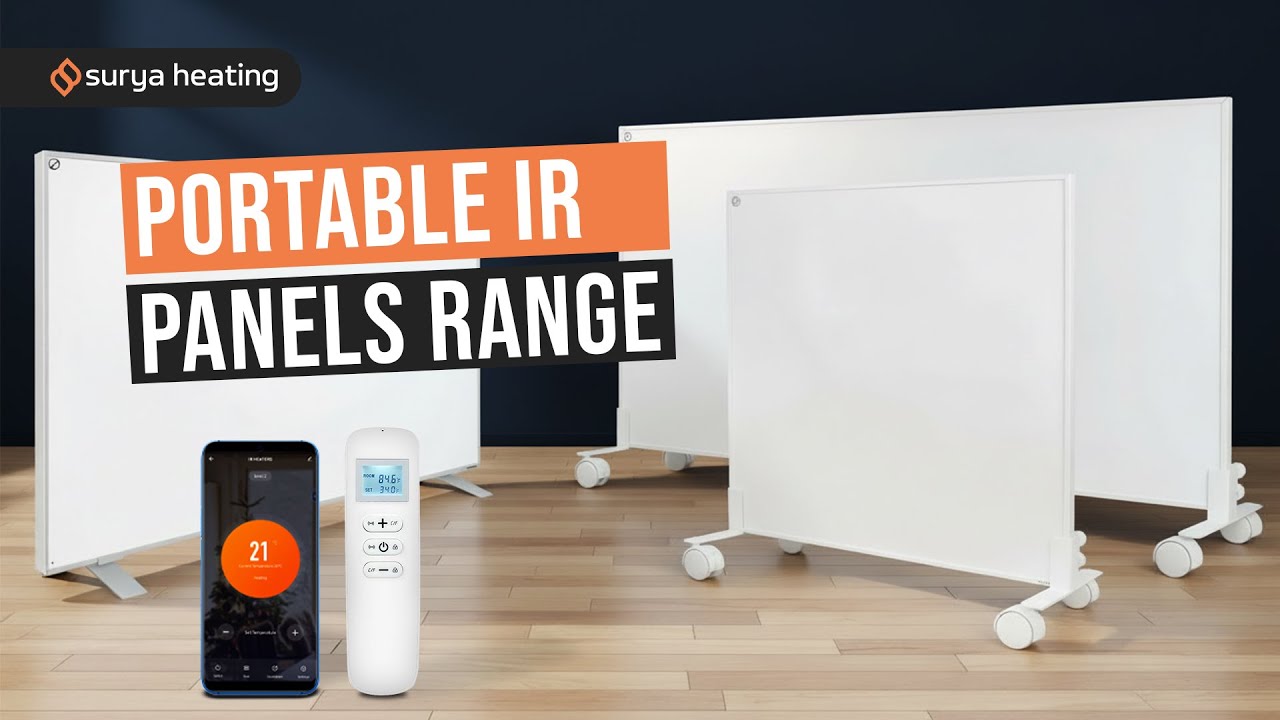 The Portable IR Panels Range at Surya Heating