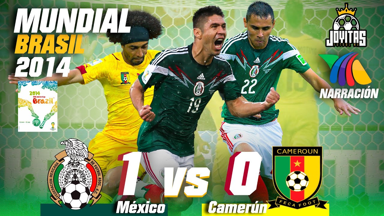 Cuando la Selección Mexicana sí sabía anotar en mundiales 😥 México vs Camerún 🏆 Brasil 2014