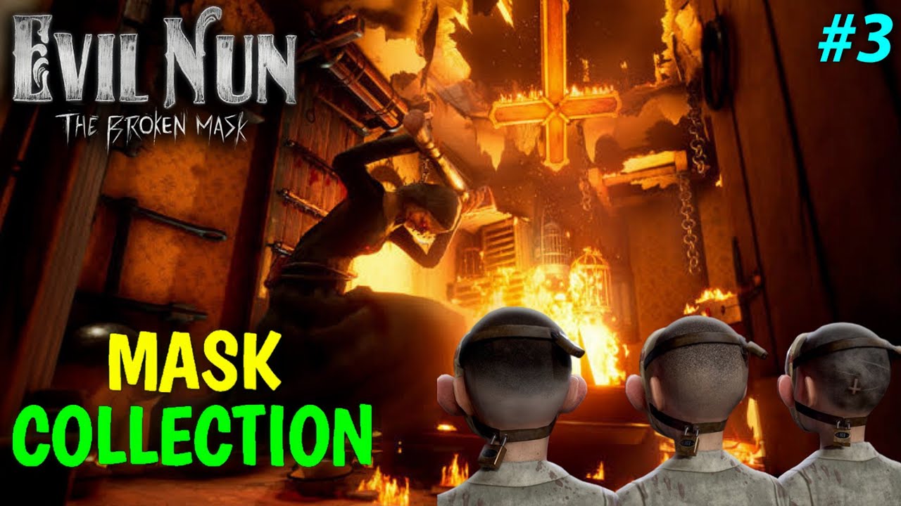 EVIL NUN MASK COLLECTION COMPLETED #3 @noobgamer666 @TechnoGamerzOfficial