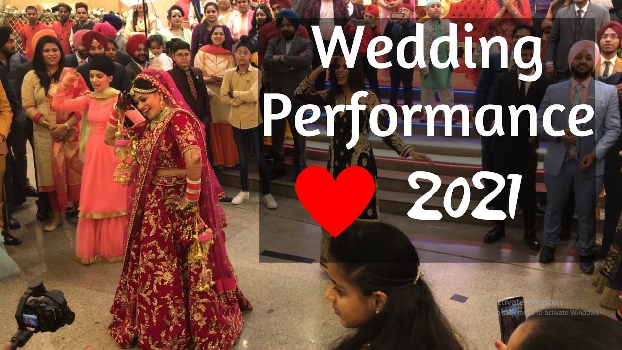 Bride Wedding Performance 2021 | Bhangra | Morni Banke | Gulabi Pagg | Wedding Song | Wedding Dance