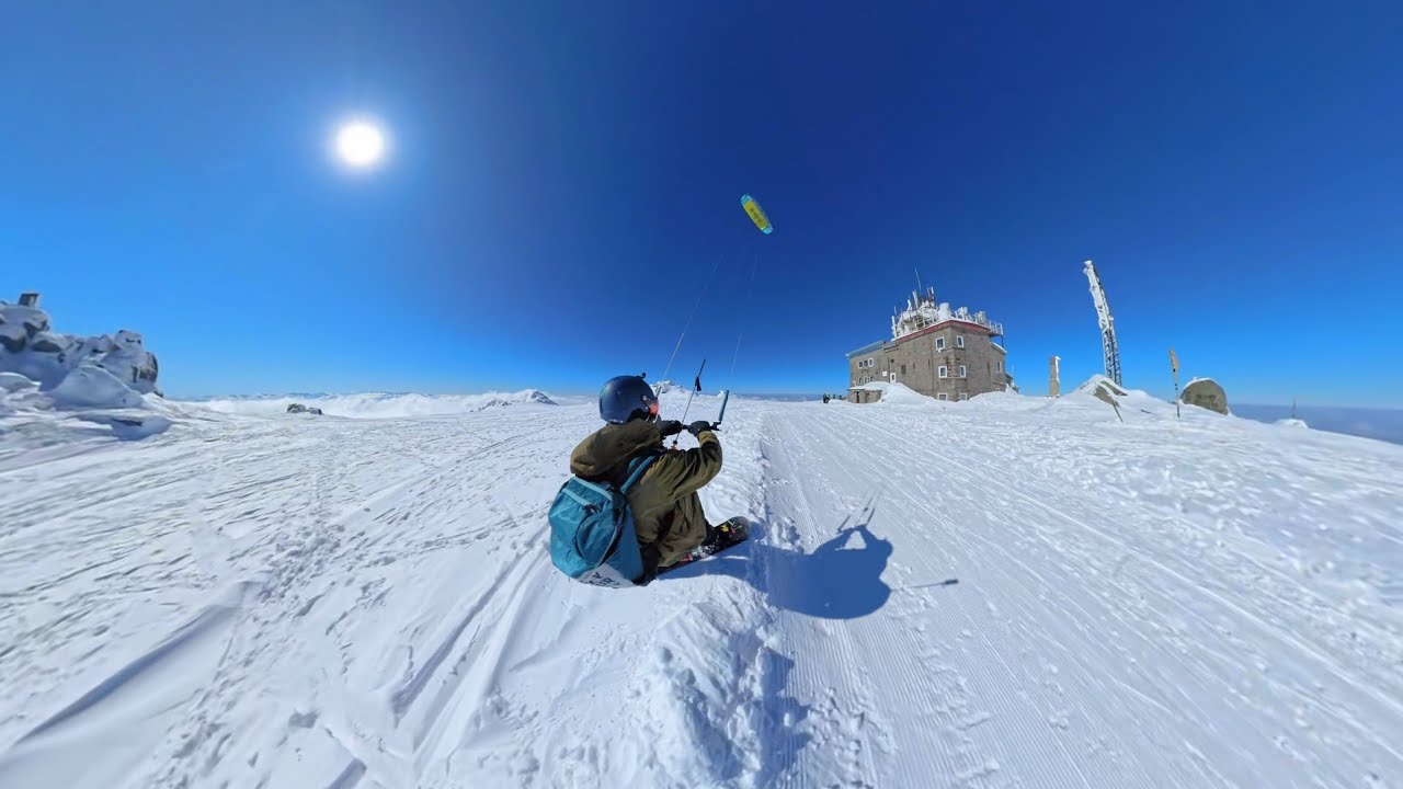 Extreme Snowkiting in -20°C – Ice, Wind & Adrenaline! | Flysurfer Peak6 11m2| Vitosha Mountain