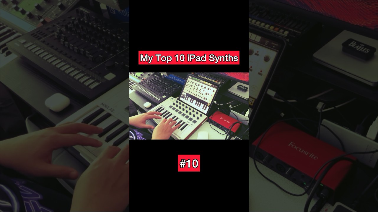 My Top 10 iPad Synths. Here&rsquo;s number 10. #synthesizer #ipad #music #electronicmusic