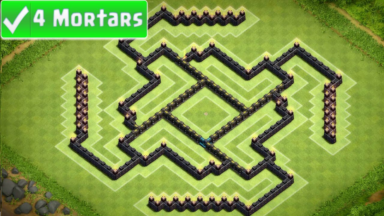 Clash of Clans - Town Hall 8 Farming Base (Aura 2) Remastered 4 Mortar - Speed Build