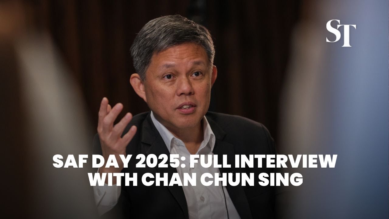 [FULL] Interview with Chan Chun Sing to mark SAF Day 2025
